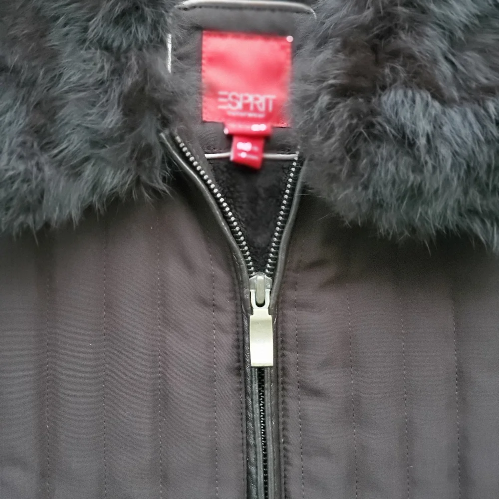 Esprit Quilted Brown Jacket - Picture 2 of 8